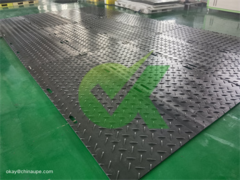 2 handles on each side Ground construction mats  12mm thick for apron